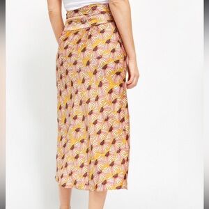 Free People Normani Bias Flower Skirt